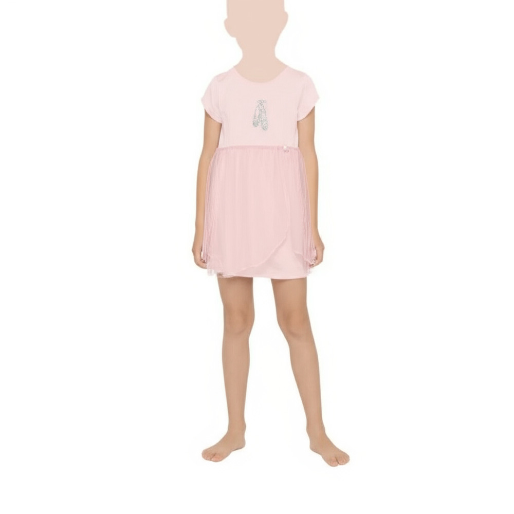 Carter's‎ Dress Girls Size M Pink Toddler Kids Ballet Slipper Graphic Whimsical